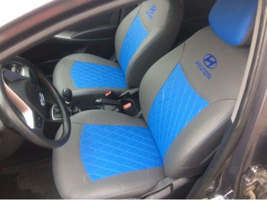 Авточехлы на Hyundai Solaris