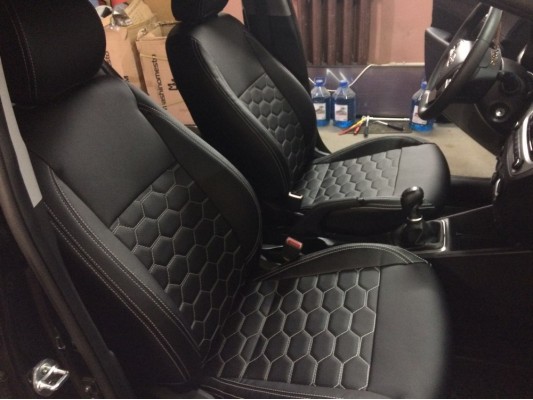 Каркасные авточехлы на Hyundai Solaris 2