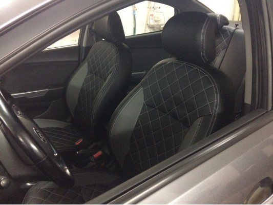 Каркасные авточехлы на KIA Rio 3