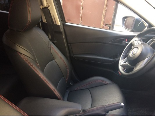 Каркасные авточехлы на Mazda 3 BM