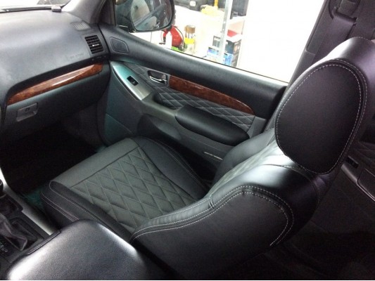 Каркасные авточехлы на Toyota Land Cruiser Prado 120